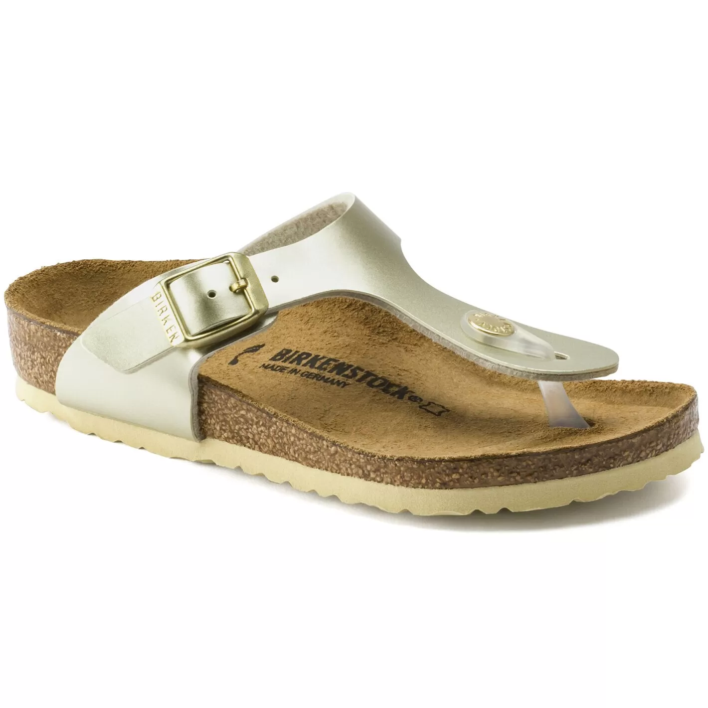 Clearance Birkenstock Gizeh Kids Electric Metallic Gold