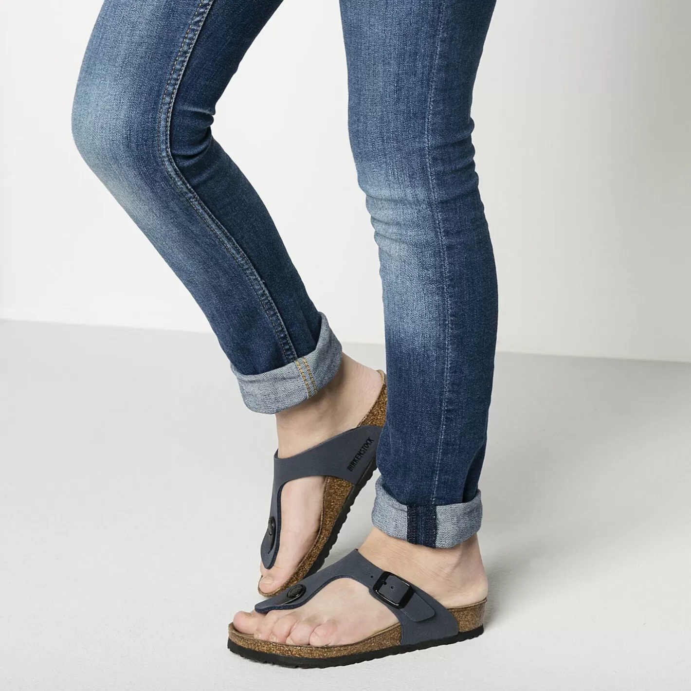 Discount Birkenstock Gizeh Kids Navy