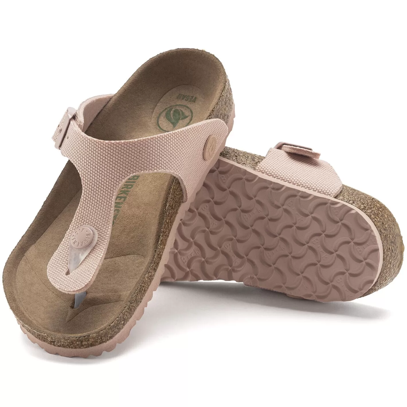 Cheap Birkenstock Gizeh Kids Rivet Logo Soft Pink