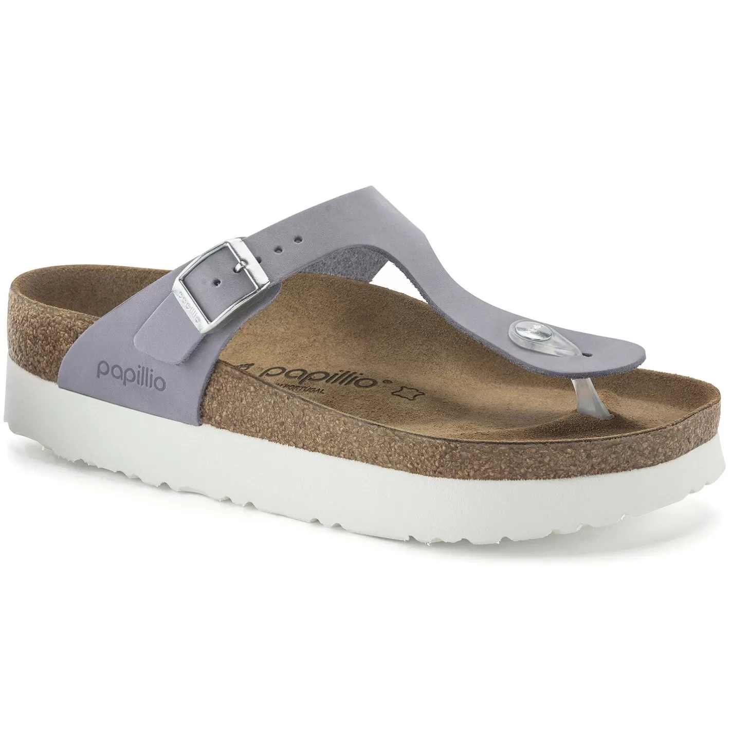 Store Birkenstock Gizeh Platform Purple Fog