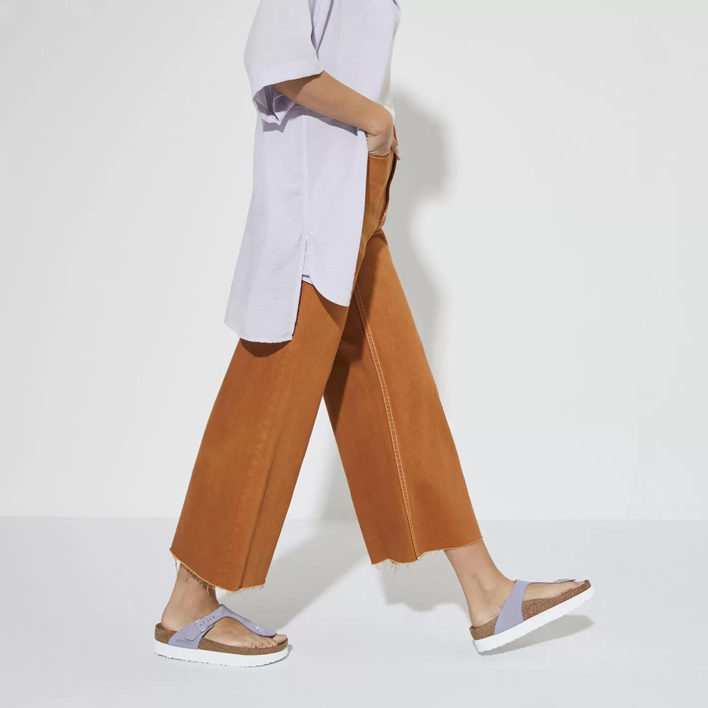 Store Birkenstock Gizeh Platform Purple Fog