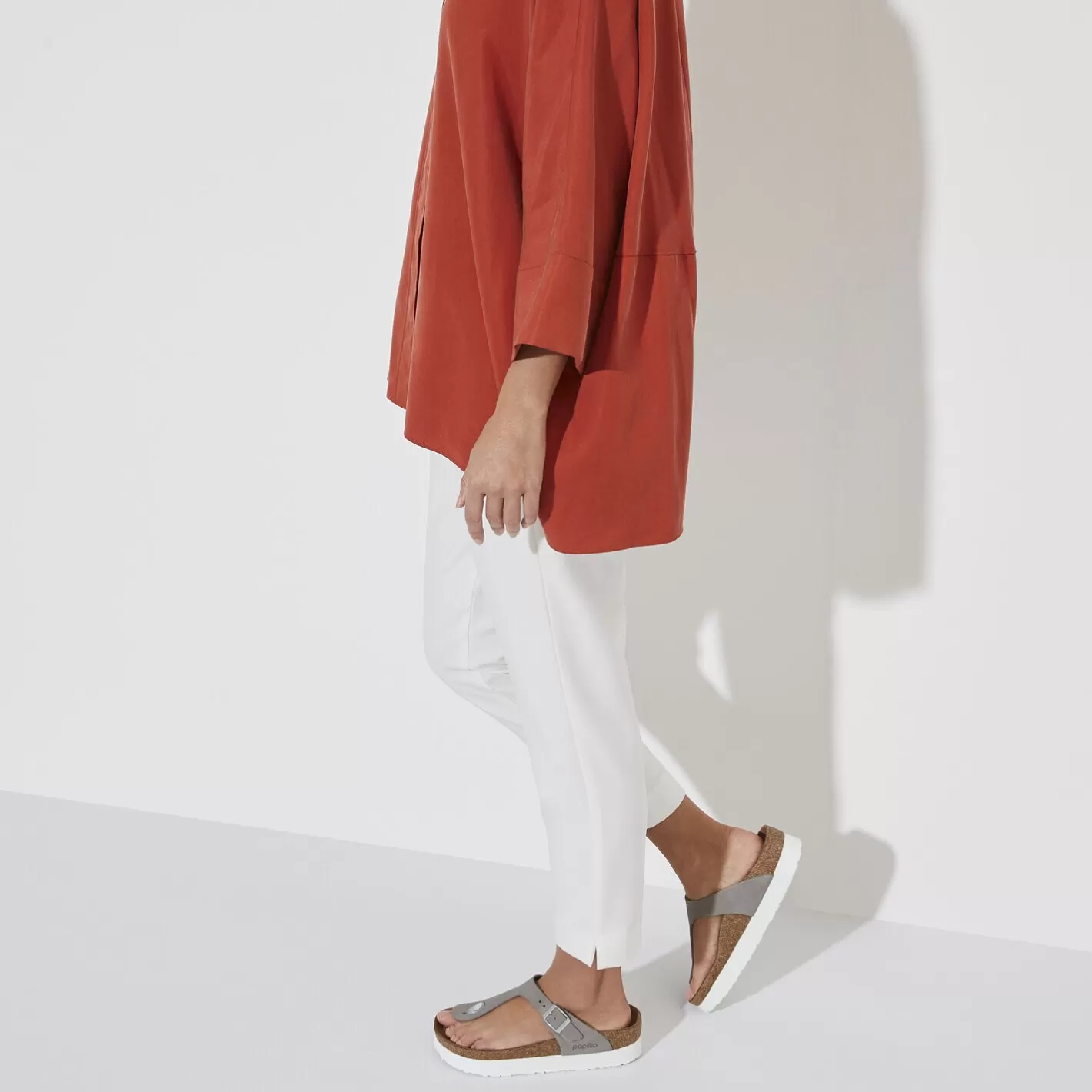 Best Sale Birkenstock Gizeh Platform Dove Gray