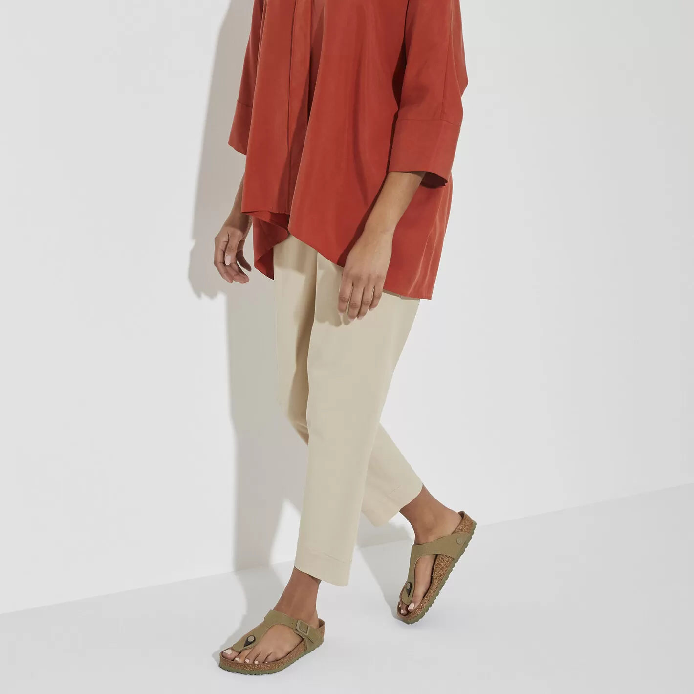 Store Birkenstock Gizeh Vegan Faded Khaki