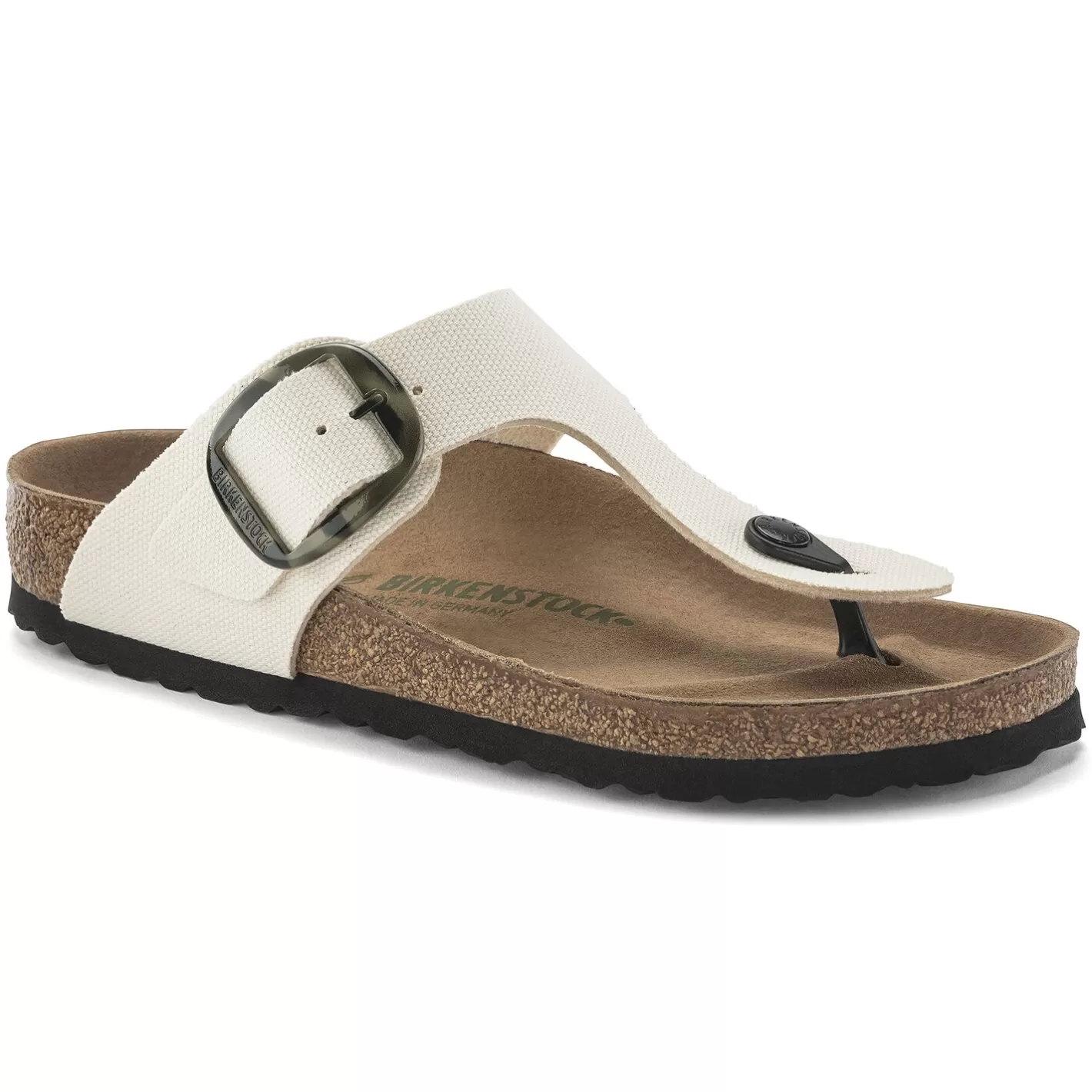 Clearance Birkenstock Gizeh Vegan Big Buckle Eggshell