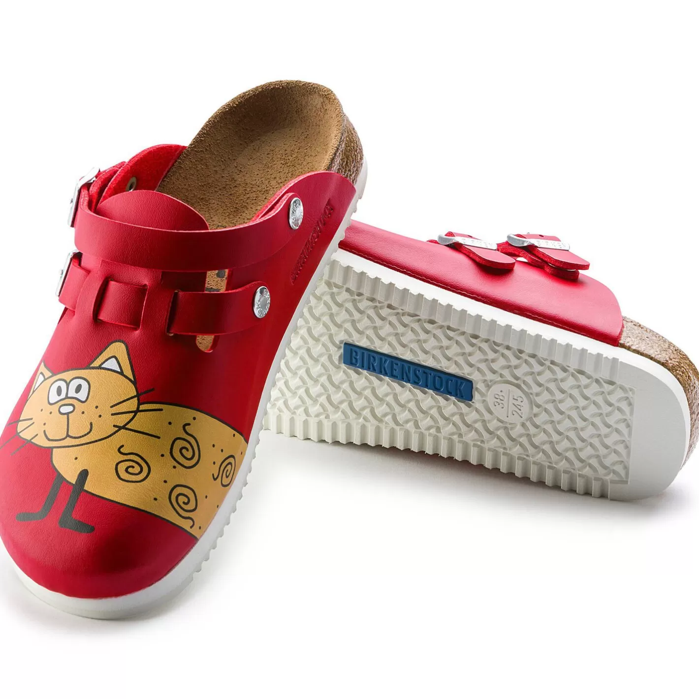 Best Birkenstock Kay Sl Cat Red Background