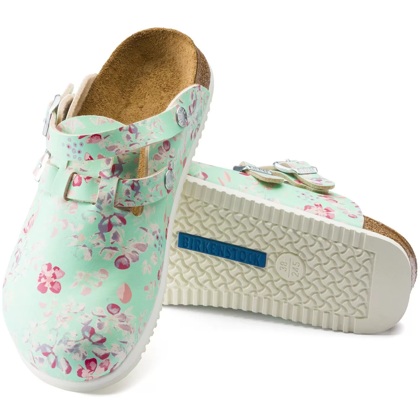 Shop Birkenstock Kay Sl Flower Field Mint