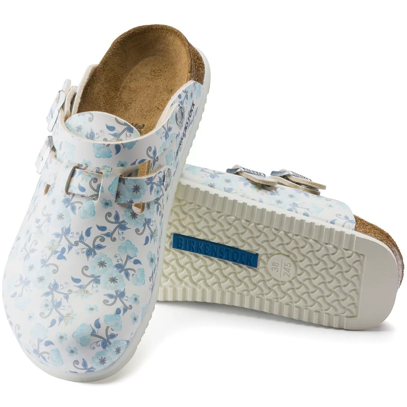 Cheap Birkenstock Kay Sl Blooming Roses Blue