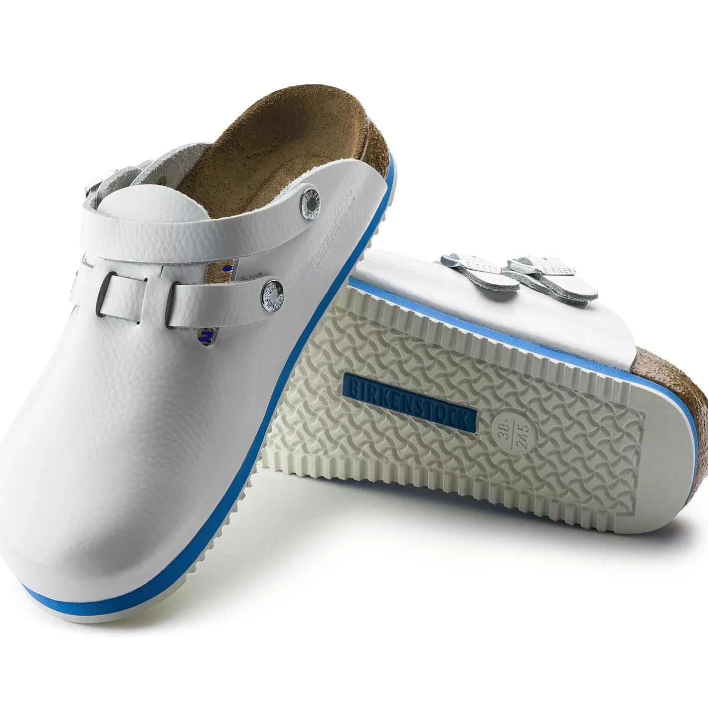 Clearance Birkenstock Kay Sl Soft Footbed White