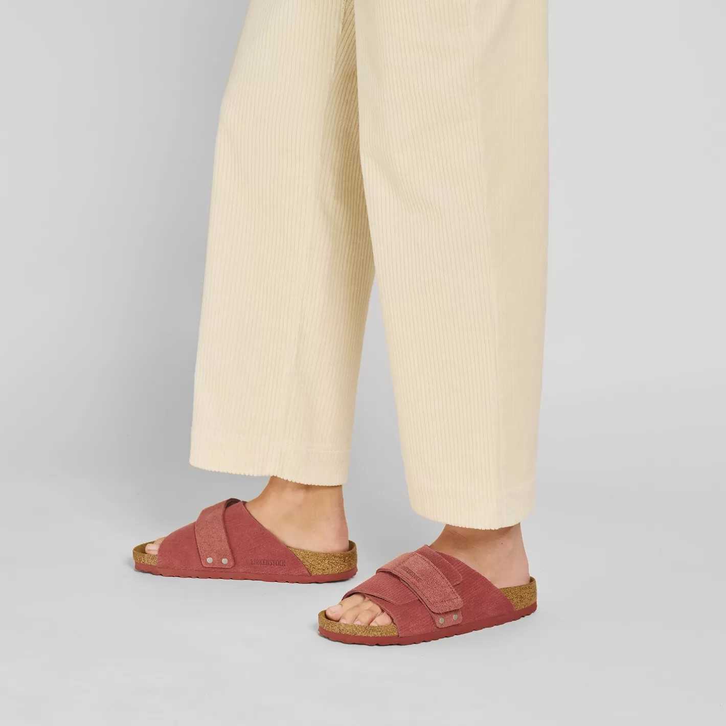 Best Sale Birkenstock Kyoto Corduroy Sienna Red