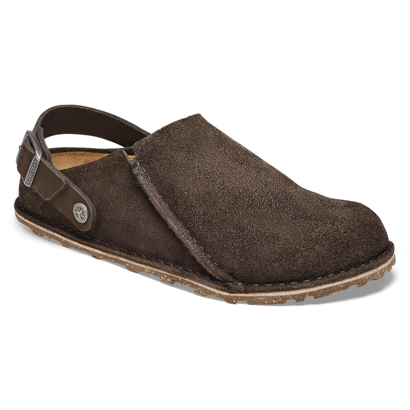 Shop Birkenstock Lutry Premium Suede Espresso