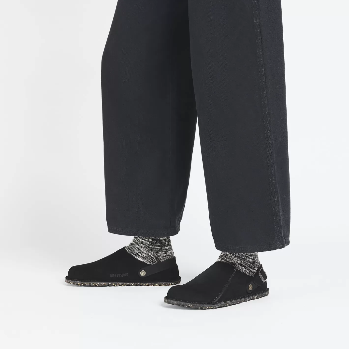 Cheap Birkenstock Lutry Premium Suede Black