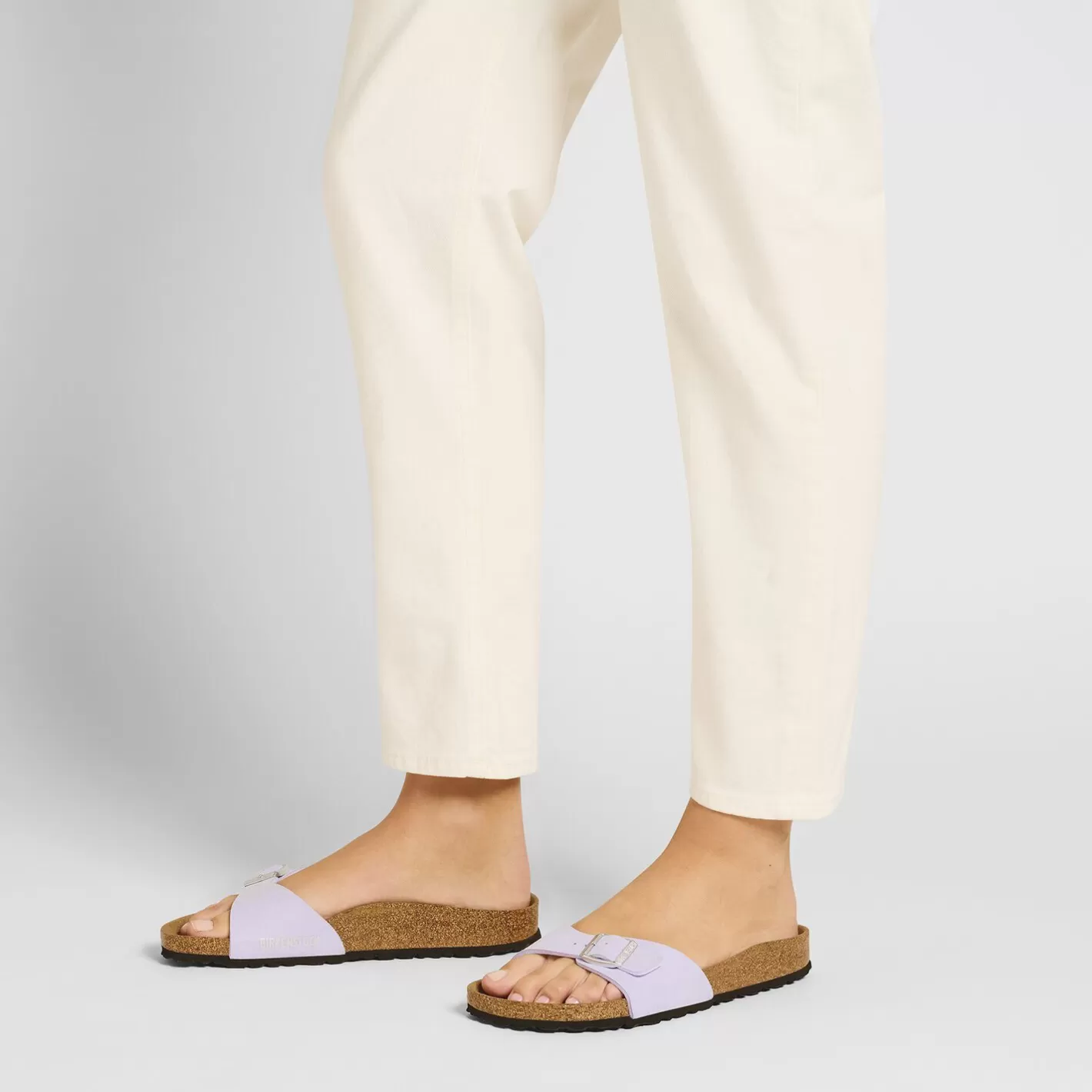 Best Sale Birkenstock Madrid Soft Birki Vegan Purple Fog