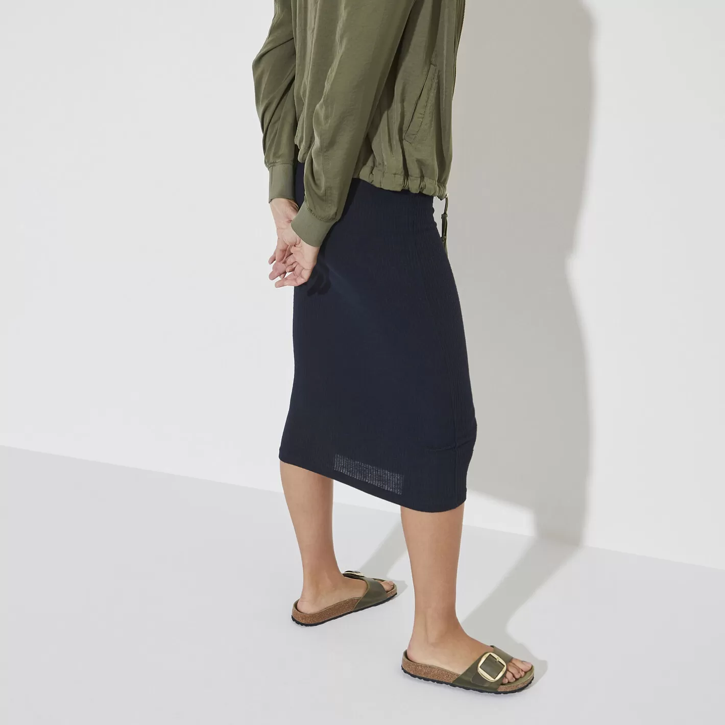 Fashion Birkenstock Madrid Big Buckle Olive Green