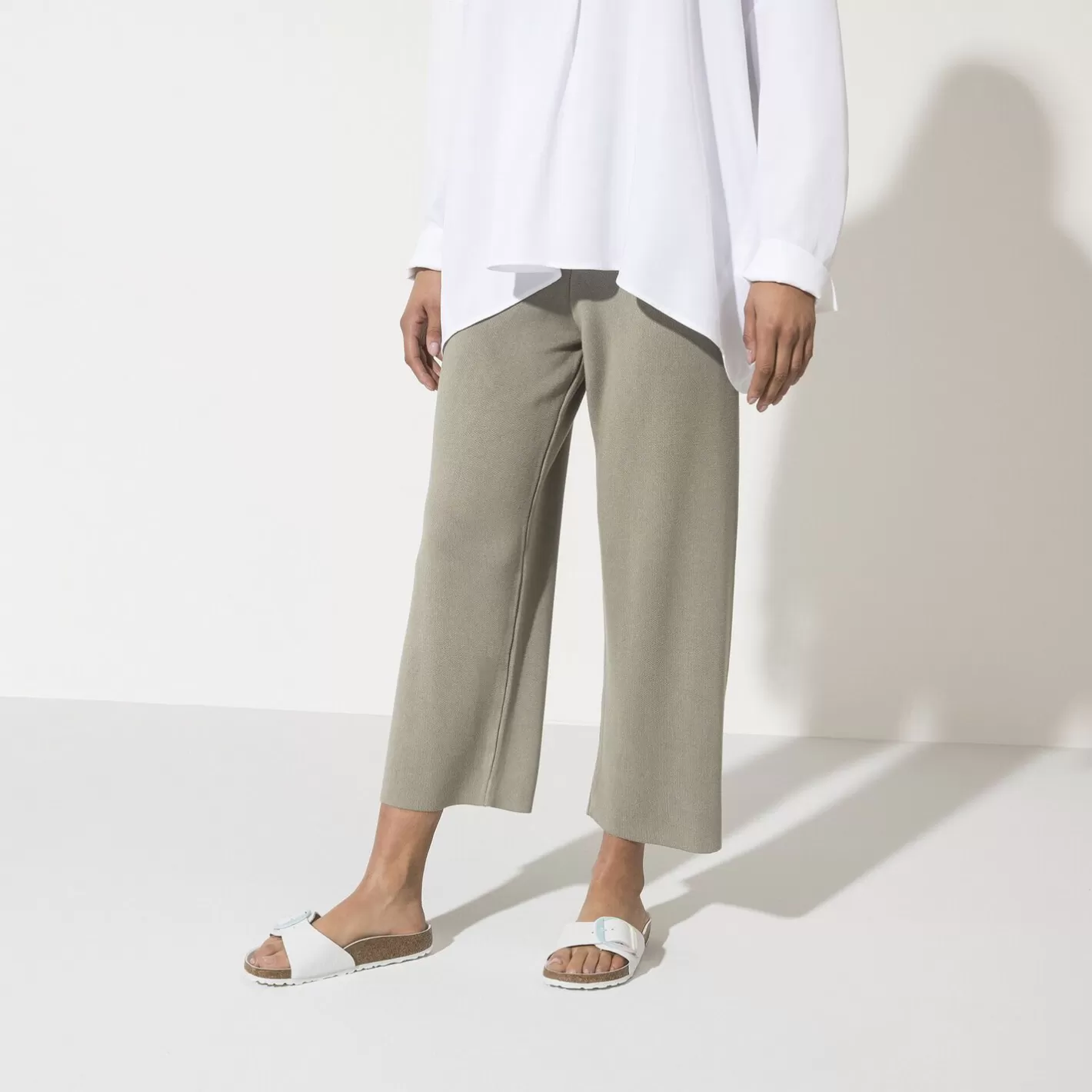 Discount Birkenstock Madrid Big Buckle White