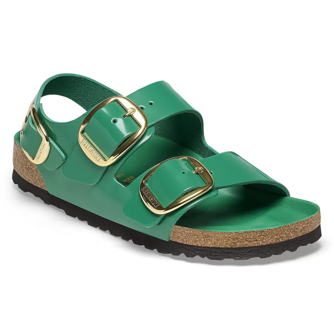 Flash Sale Birkenstock Milano Big Buckle High-Shine Digital Green