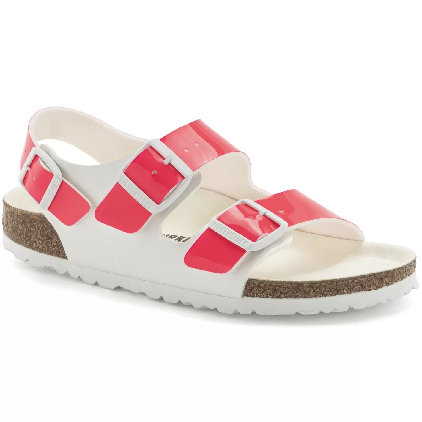 Outlet Birkenstock Milano Bs Neon Pink/White Patent