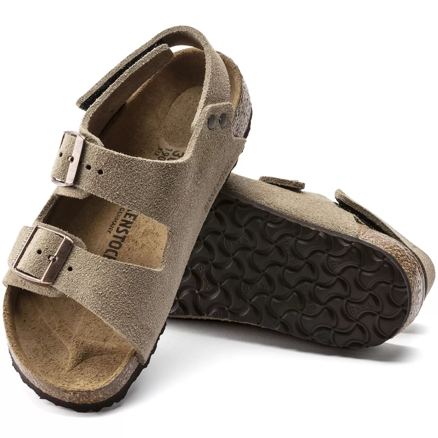 Best Birkenstock Milano Hl Suede Kids Taupe
