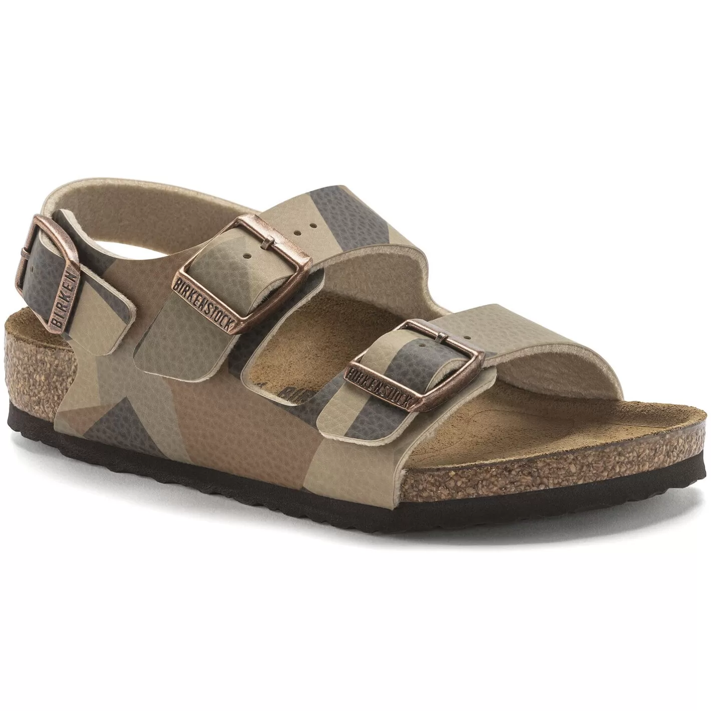 Shop Birkenstock Milano Kids Desert Soil Geo Camo Core