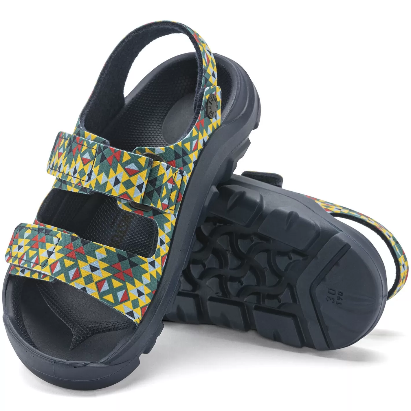 Online Birkenstock Mogami Hl Triangles Multi Lake Green