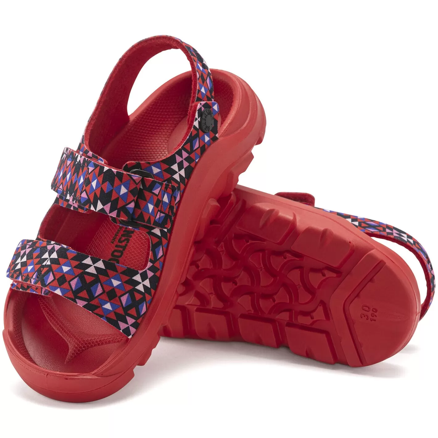 Shop Birkenstock Mogami Hl Triangles Multi Midnight