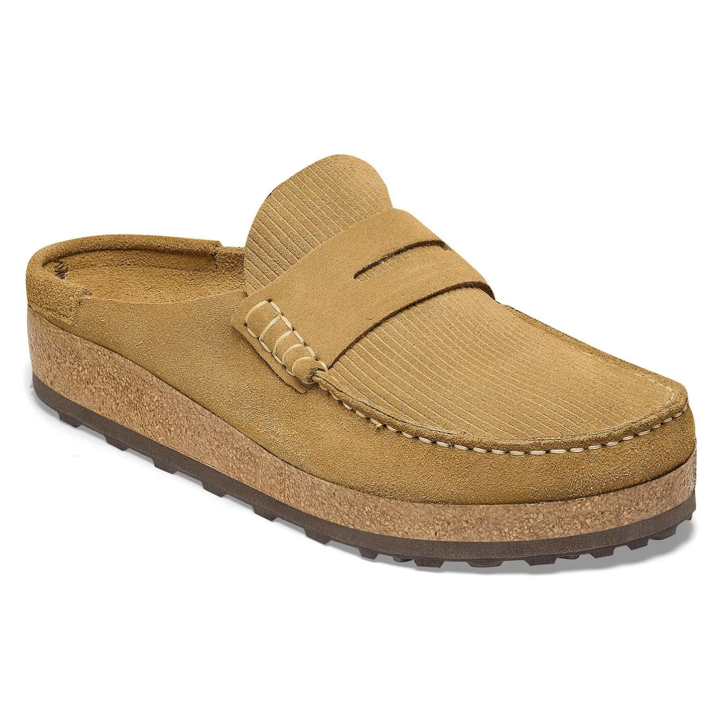 Sale Birkenstock Naples Corduroy Cork Brown