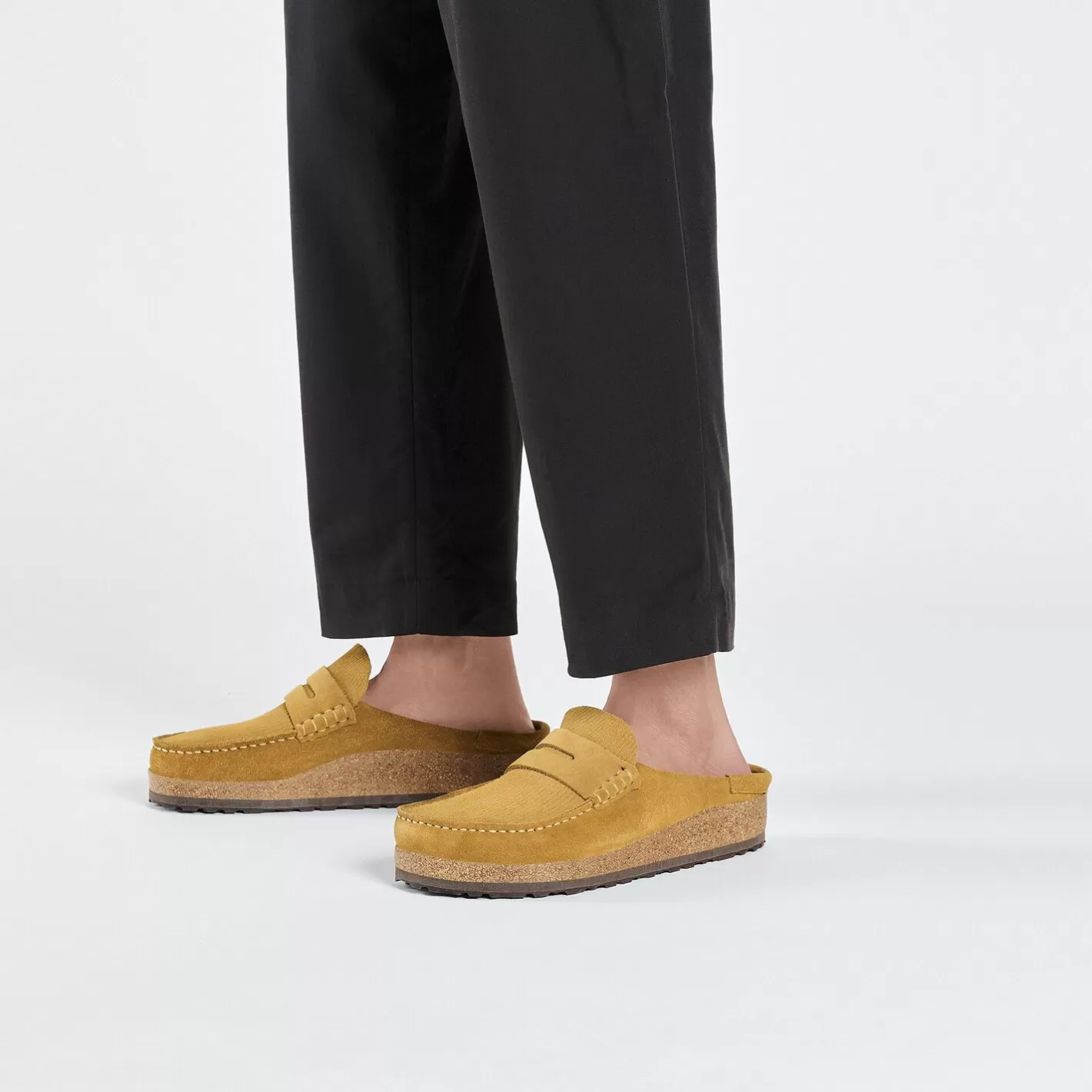 Sale Birkenstock Naples Corduroy Cork Brown