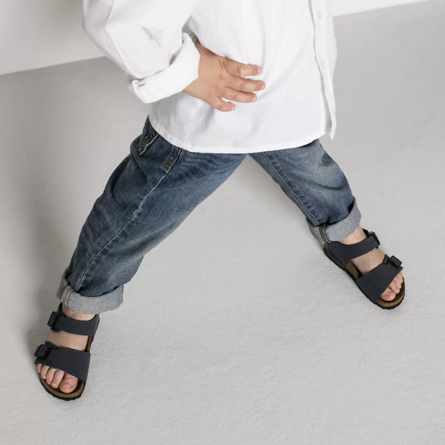 Clearance Birkenstock New York Kids Navy
