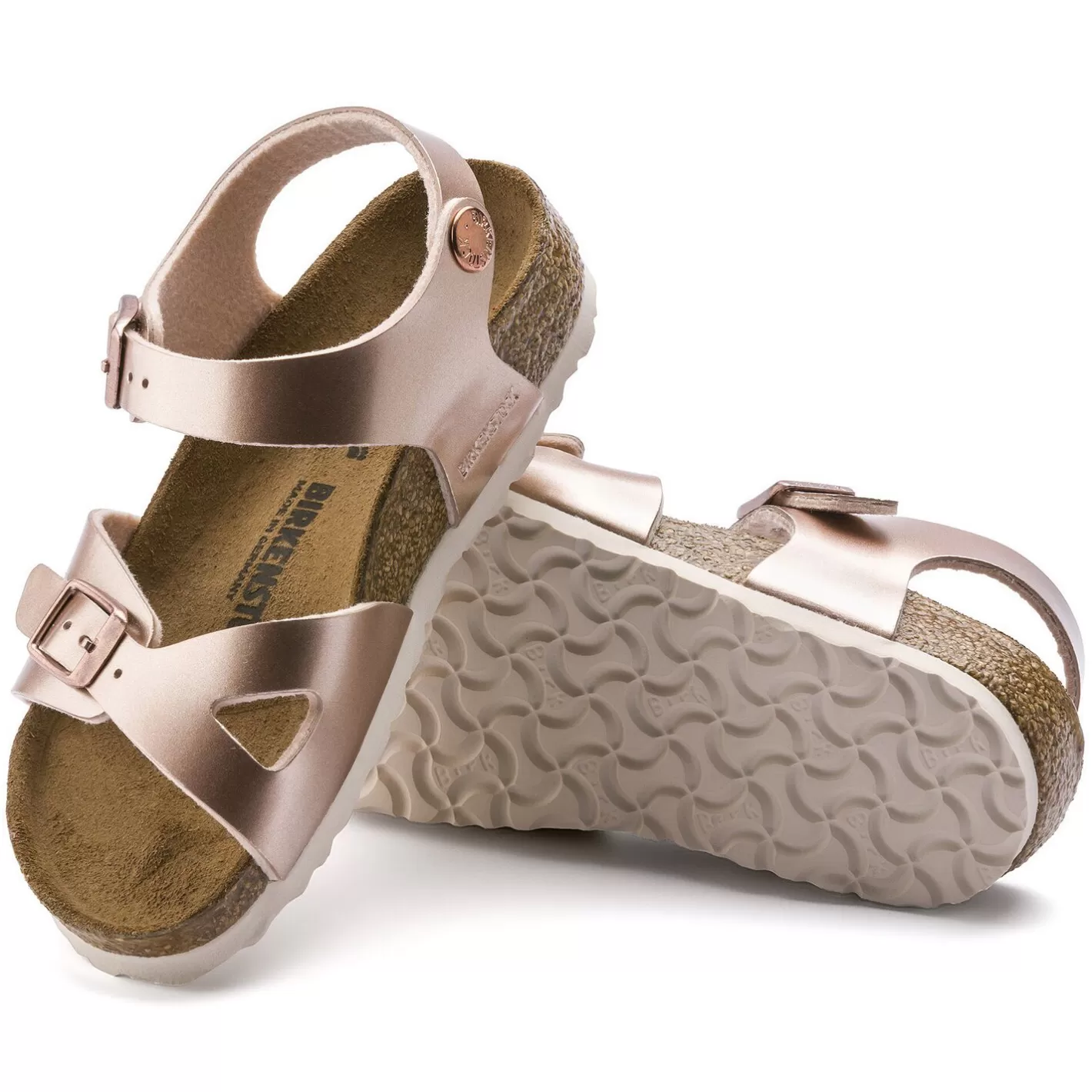 Flash Sale Birkenstock Rio Kids Electric Metallic Copper