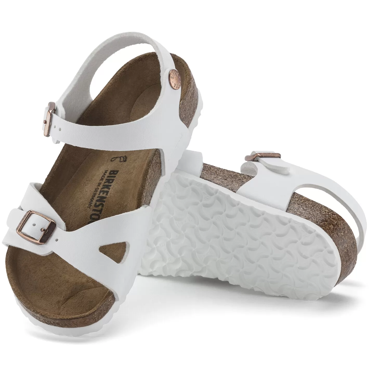Best Sale Birkenstock Rio Kids White