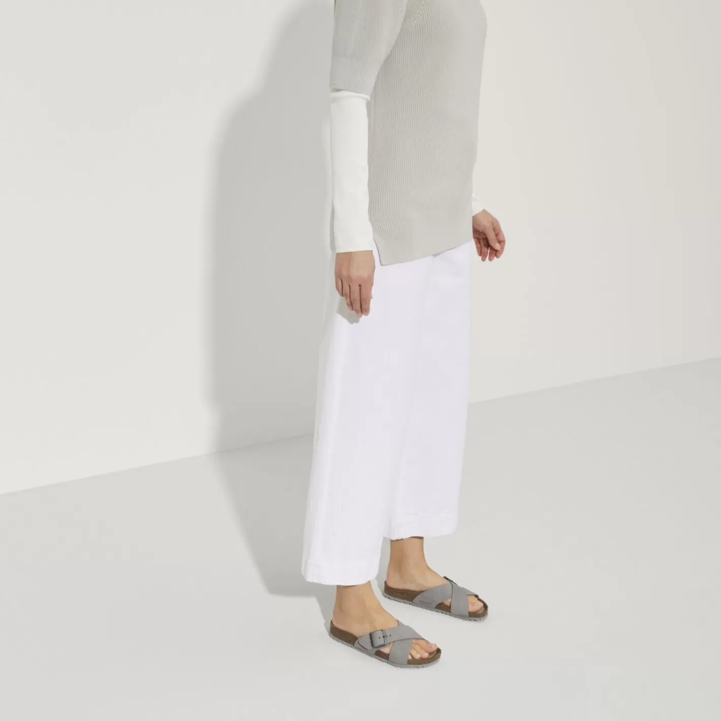 Discount Birkenstock Siena Soft Footbed Dove Gray