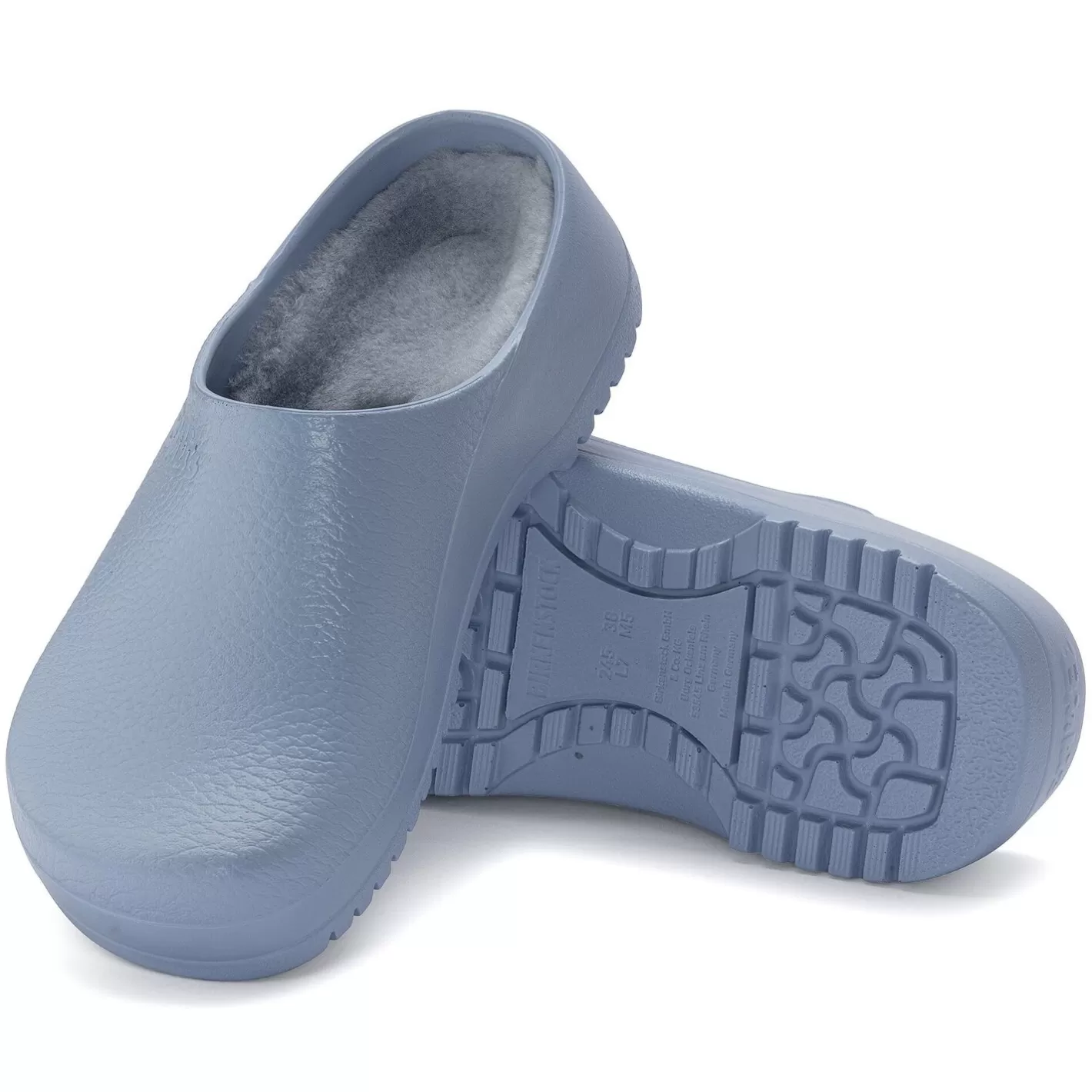 Outlet Birkenstock Super-Birki Shearling Dusty Blue