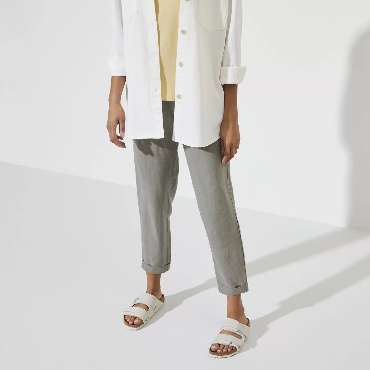 Outlet Birkenstock Uji Antique White